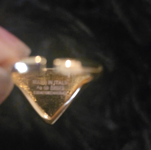 Prada Gold Triangular Ring - Picture 6 of 8